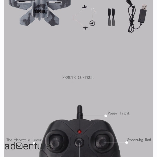 Máy Bay Điều Khiển Từ Xa F22 F62 F622 2.4ghz Cho Bé Trai