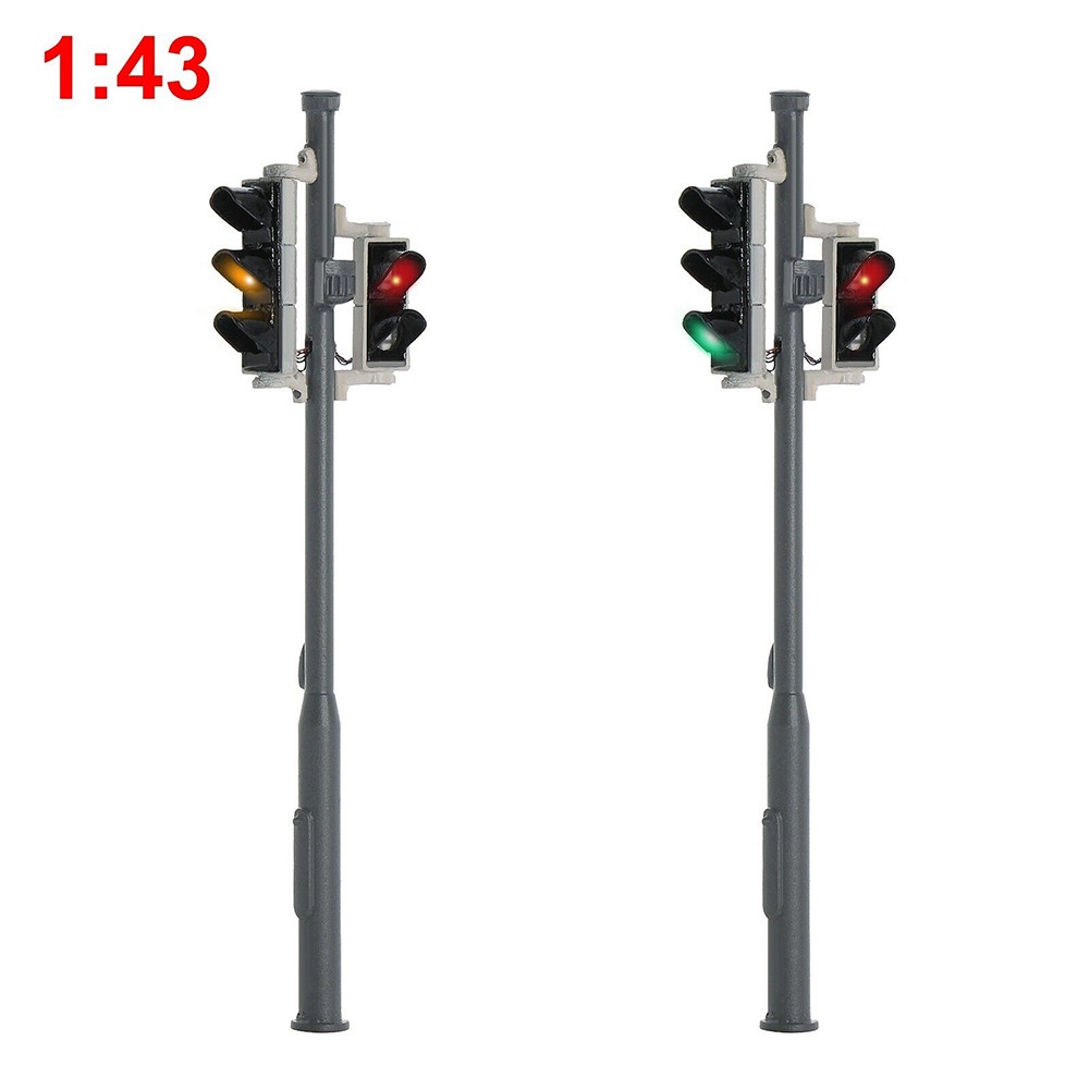 Set 3 Mô Hình Đèn Giao Thông Báo Tín Hiệu Cho Bé