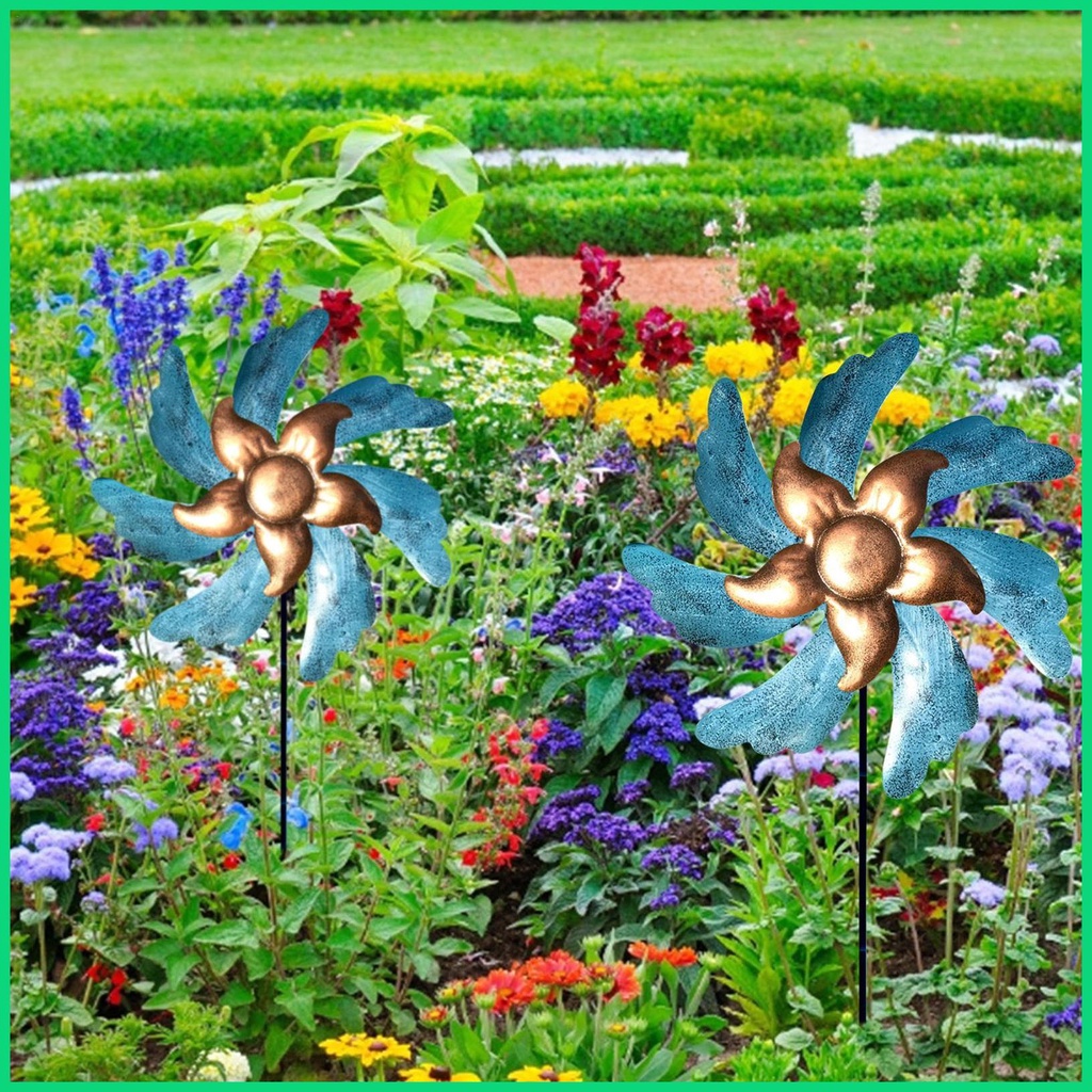 Chong Chóng Gió Con Quay Bằng Kim Loại 47in Điêu Khắc Gió Cho Bãi Cỏ Sân Vườn jiwvn