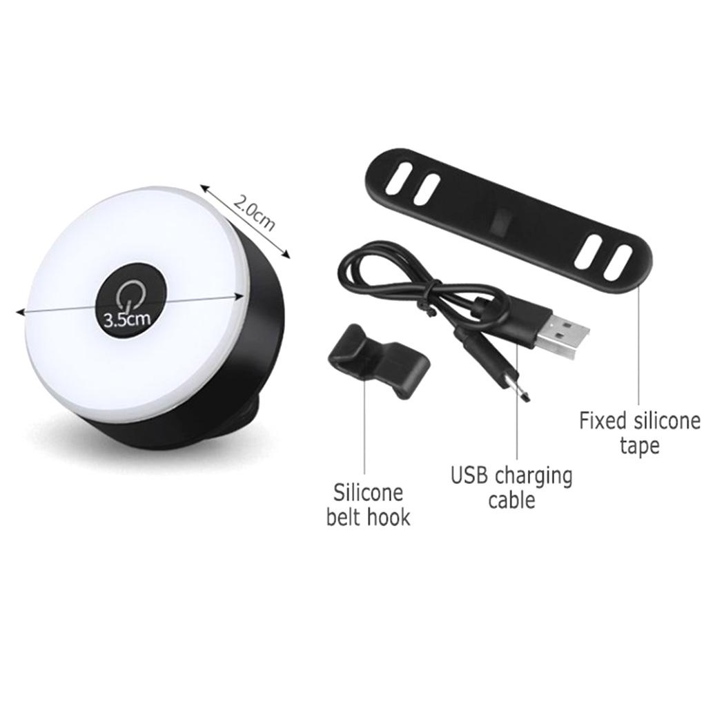 Đèn Hậu Xe Đạp Chống Thấm Nước Có Thể Sạc Lại Bằng Cổng USB