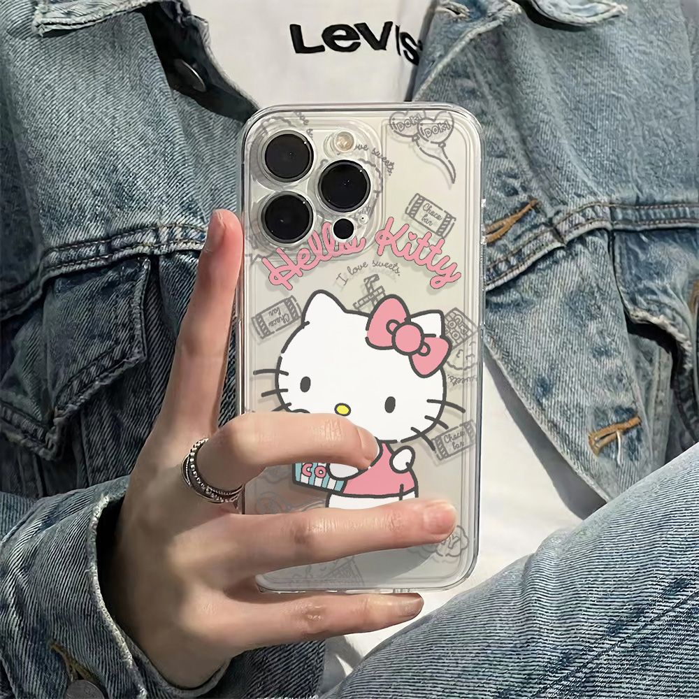 ✅Ốp Điện Thoại Mềm Chống Sốc In Hình Mèo KITTY Cho Apple iPhone12 Simple 136Inmax 1114proplus78 5ZER