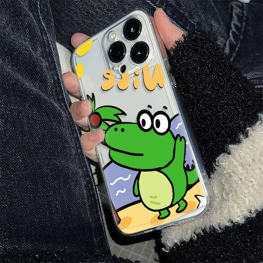 ✅Ốp Điện Thoại Dẻo Họa Tiết Cá Sấu Đơn Giản Chống Sốc Cho iPhone12 max1311 6In7814Pro plus