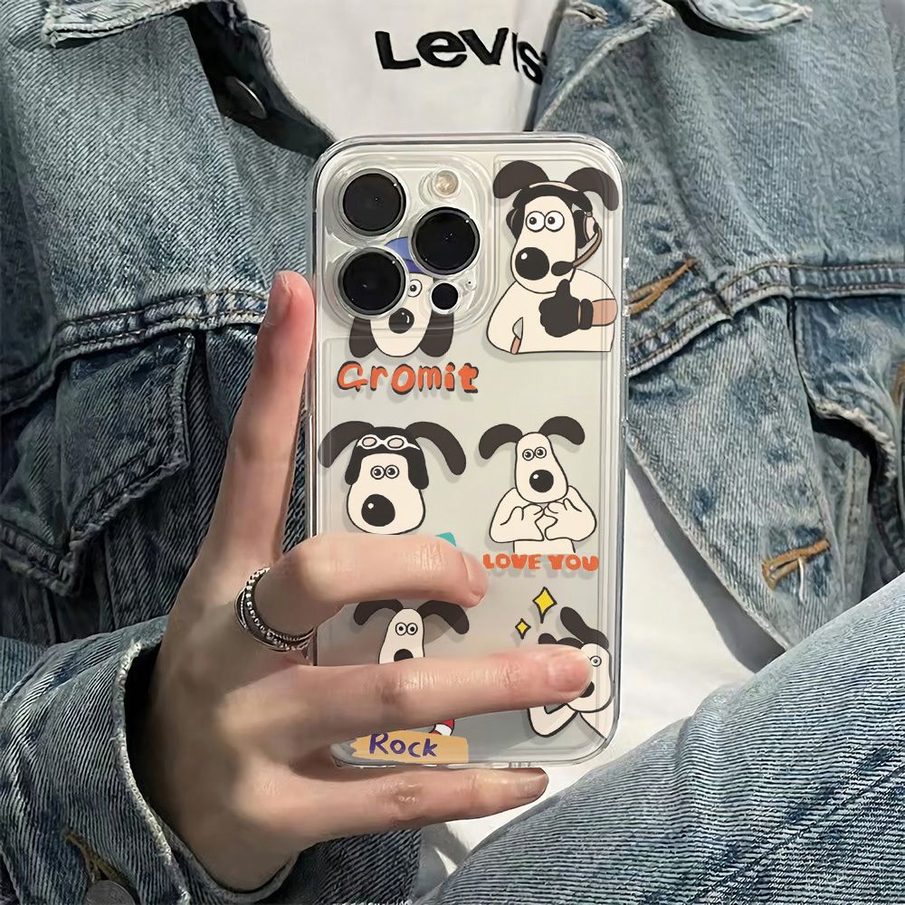 ✅Ốp Điện Thoại Mềm Bảo Vệ Toàn Diện Chống Sốc Họa Tiết Cún Dễ Thương Dành Cho Iphone 1378 11I 12 6I Plus 14 Pro