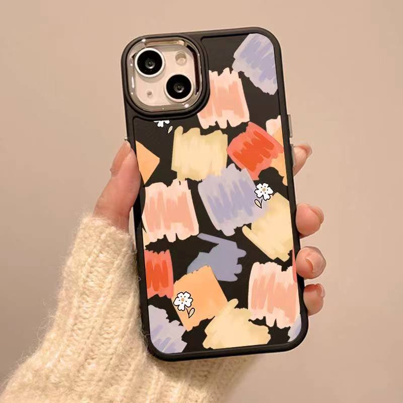 ✅Ốp Điện Thoại Mềm Màu Nước Mùa Hè / Metal 11 Iphone13Pro Apple 14pro Max xr12