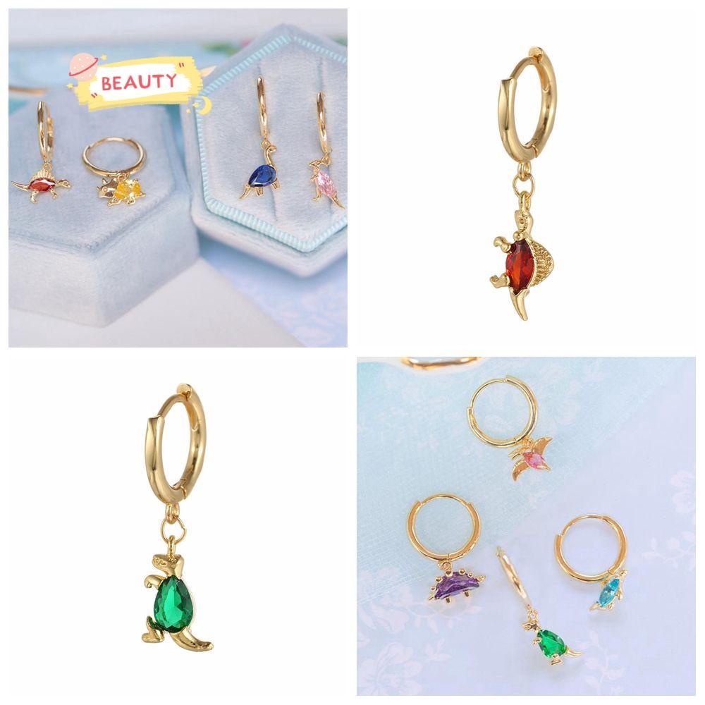 Bông Tai Thiết Kế Xinh Xắn Thời Trang|Bông Tai Mạ BạC HìNh KhủNg Long Xinh XắN