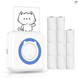 Máy in Ảnh Mini Không Dây Kết Nối Bluetooth Đa Năng 11 Cuộn Giấy 57mm Tương Thích Với Điện Thoại Thông Minh [21]