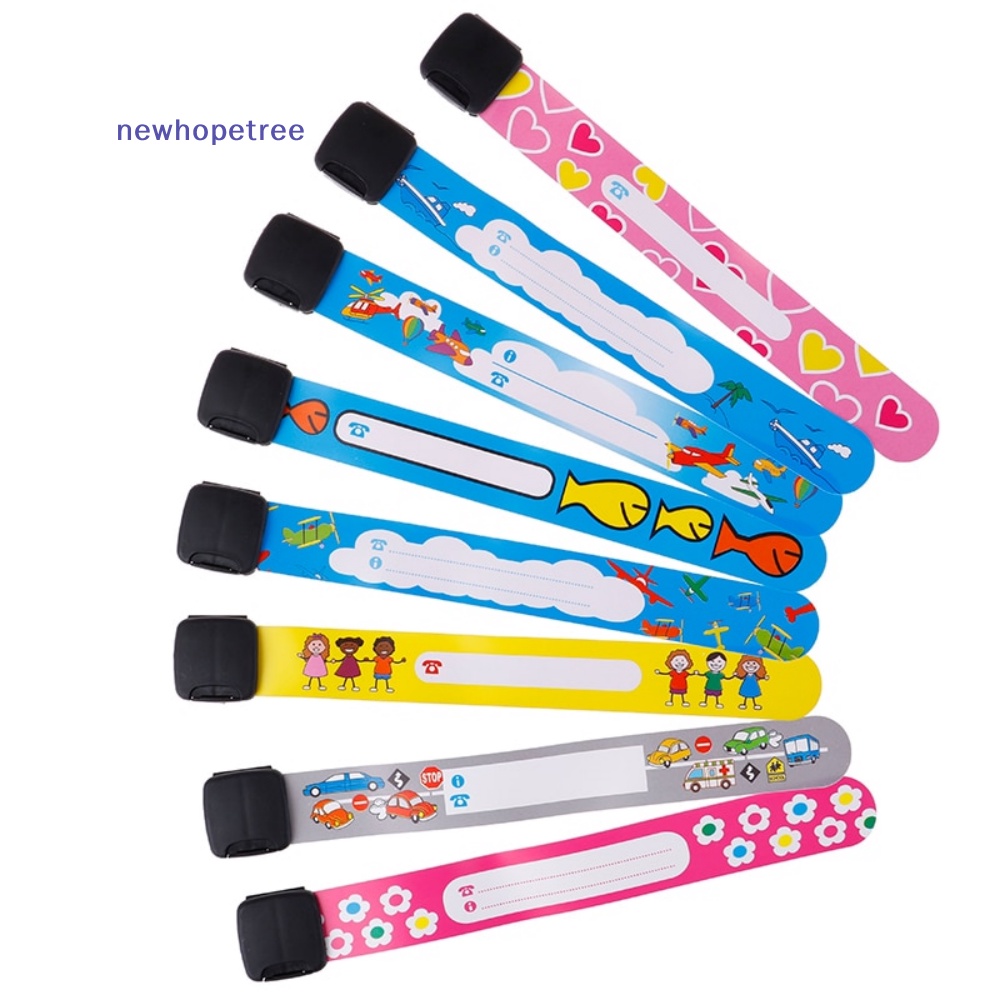 Set 4 Vòng Đeo Tay Chống Lạc An Toàn Cho Bé Màu Sắc Ngẫu Nhiên