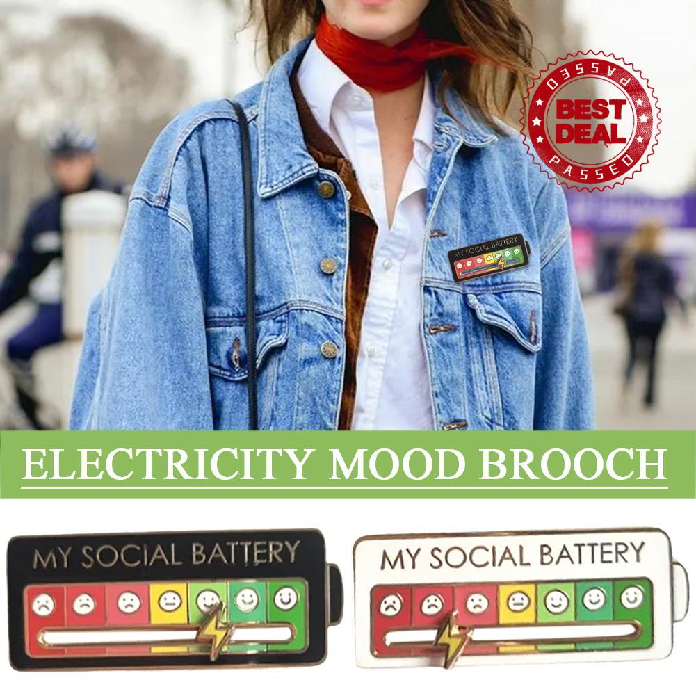 Ghim Cài Áo Tráng Men Hình Tâm Trạng Sáng Tạo K9U9