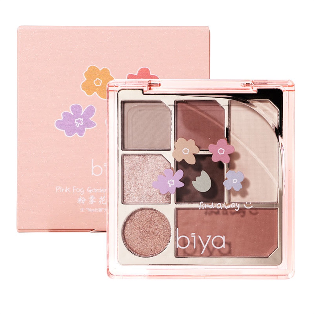 Bảng Phấn Mắt Trang Điểm Làm Sáng Tông Màu Đất Thương Hiệu Biya