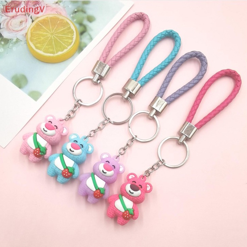 Móc Chìa Khóa / Túi Xách Bằng Nhựa Resin Họa Tiết Hoạt Hình Winnie Dễ Thương