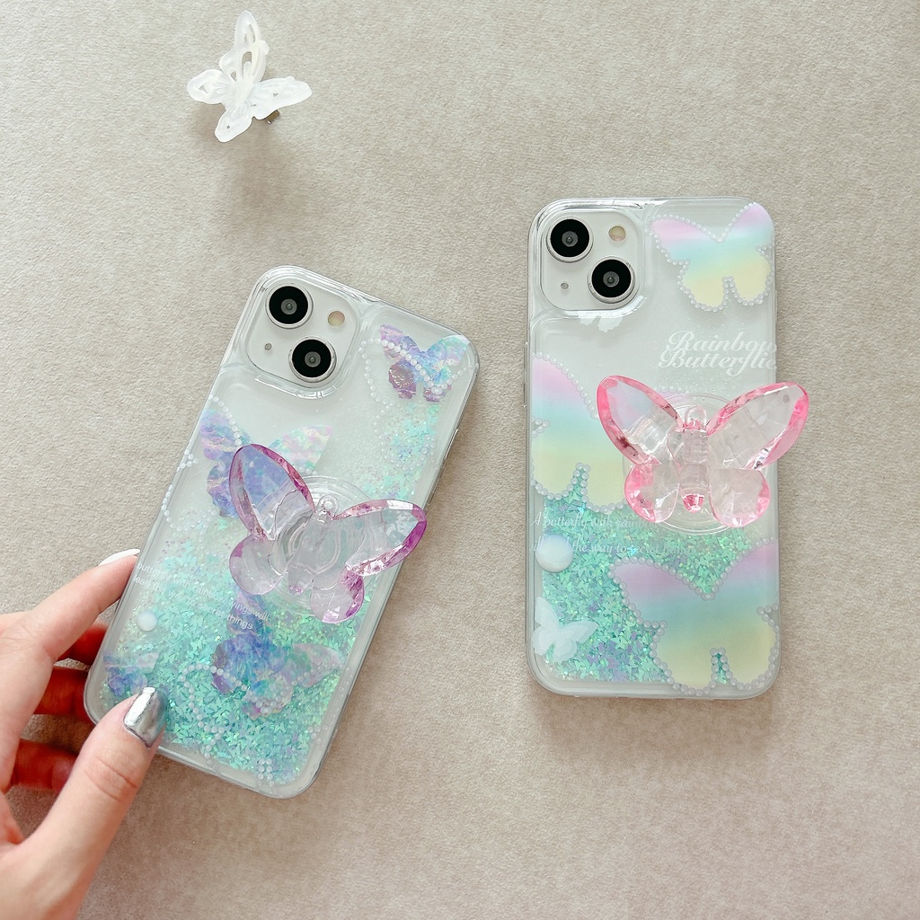 Ốp Điện Thoại TPU Mềm Chống Sốc Họa Tiết Cát Chảy Cho IPhone 14 13 12 11 Pro Max