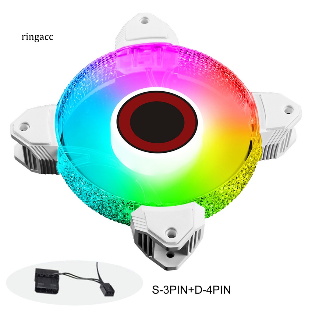 Quạt Tản Nhiệt Làm Mát 7 Cánh 12cm Chống Rung Cho Bo Mạch Chủ