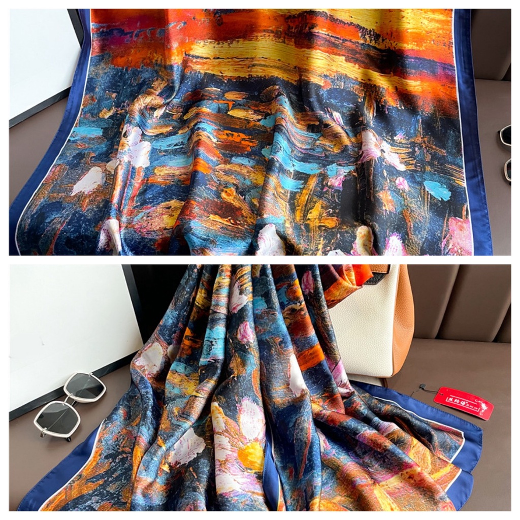 Khăn Quàng Cổ Cỡ Lớn 180 * 90CM Bằng Lụa Sang Trọng