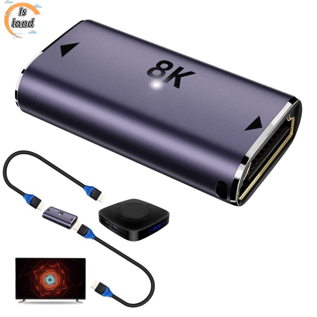 Đầu Nối Chuyển Đổi Hdmi 8k 60hz / 4k 120hz Sang Ổ Cắm 8k Hd Chuyên Dụng Cho Máy Chiếu