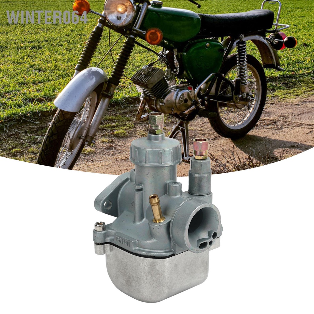 Winter064 Bộ chế hòa khí xe máy 16N1‑11 Thay thế Carb kim loại cho Simson S50 S51 S60 và S70