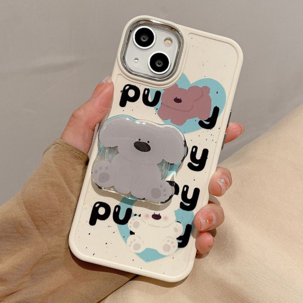 Ốp Điện Thoại TPU Mềm Chống Sốc Có Giá Đỡ Hình Gấu Koala Cho IPhone 14 Pro Max 13 12 11 Pro Max