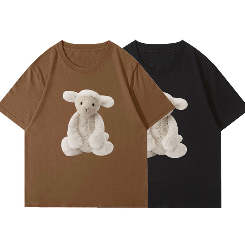 NRVP Áo Thun 100% Cotton Tay Ngắn Phong Cách Hàn Quốc Mới