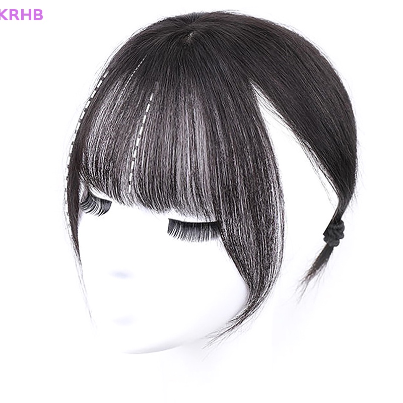 Tóc Mái Giả 3D Bằng Sợi Tổng Hợp Có Kẹp Tiện Dụng Mới