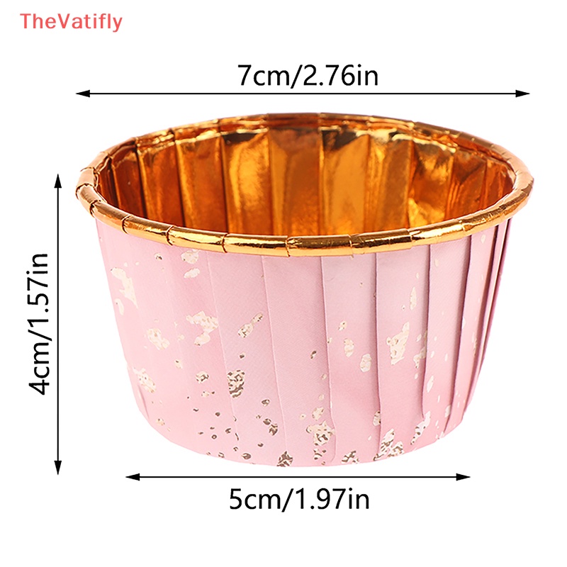 Bộ 50 Cốc Giấy Đựng Bánh Muffin Xinh Xắn Tiện Dụng