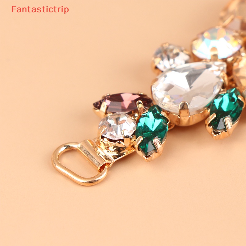 1 Chuỗi Dây Đeo Chân Đính Đá Pha Lê Kết Nối Bikini Trang Trí Quần Áo DIY Mới