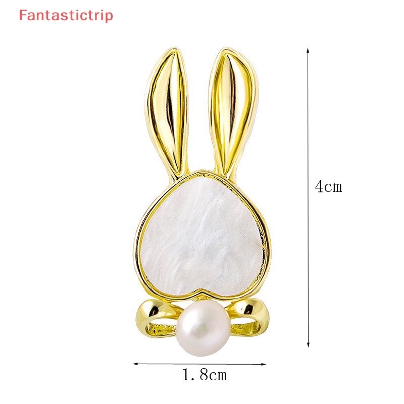 Ghim Cài Áo Hình Đầu Thỏ Độc Đáo Thời Trang Cho Nữ