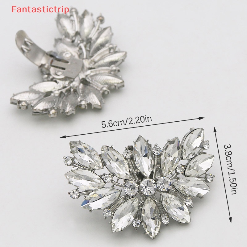 1 Kẹp Đính Đá Trang Trí Giày Cao Gót Cho Cô Dâu Mới