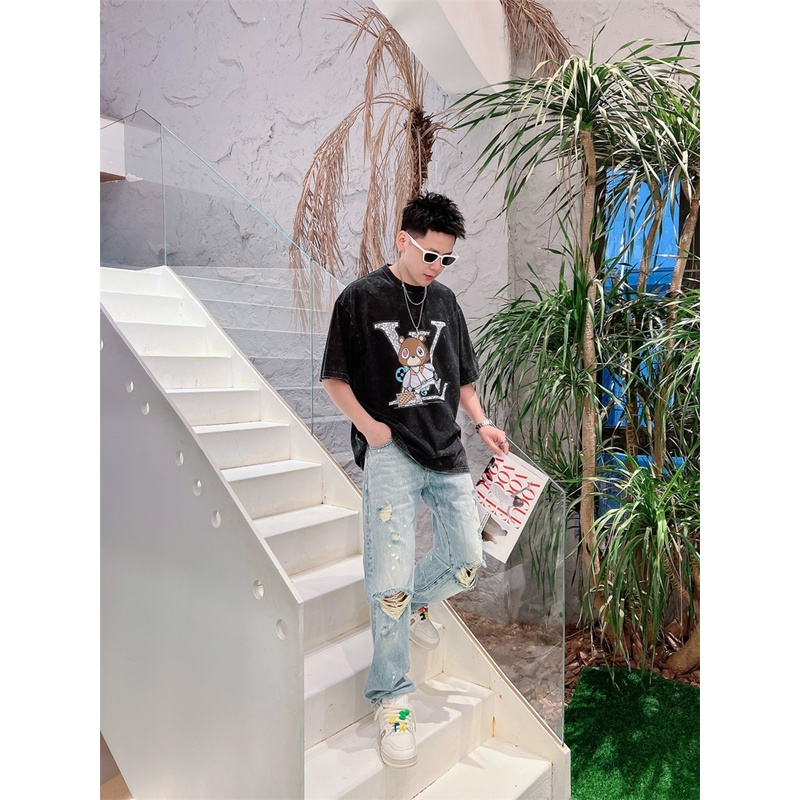 Áo Thun Tay Ngắn In Hình Pickle Phong Cách Retro Mỹ L1V &amp; - 2023