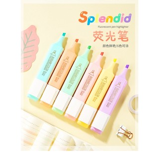 Bút đánh dấu highlight dạ quang 18 màu lựa chọn
