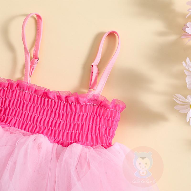 Đầm Công Chúa Dáng Chữ A Không Tay Màu Trơn Xinh Xắn Cho Bé Gái LAA6