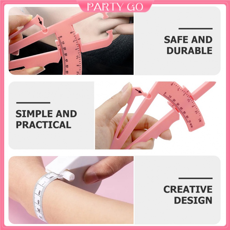 1 Bộ Thước Kẹp Đo Lượng Mỡ Cơ Thể Tiện Dụng