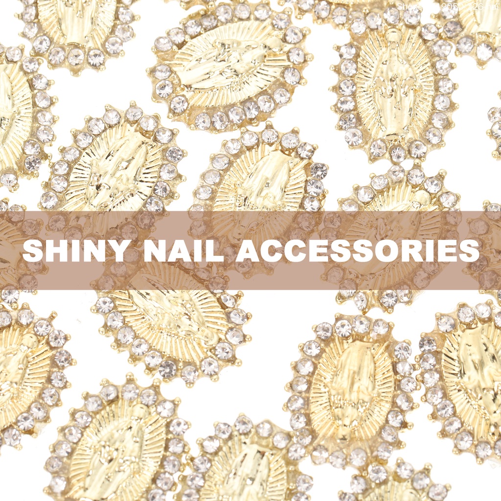 Bộ 20 HạT ĐíNh Trang Trí MóNg 1.1x0.9cm