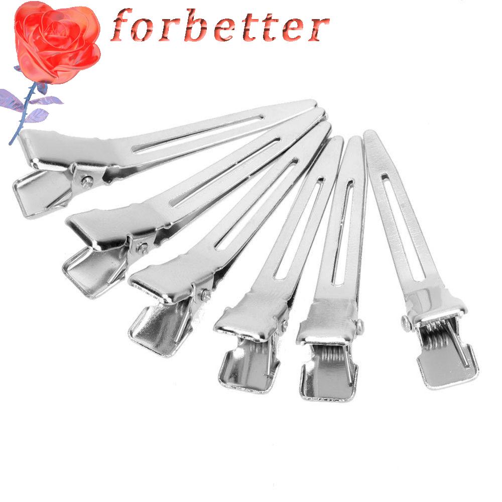 Set 50 Kẹp Tóc Cá Sấu Siêu Mỏng|Đế Kim Loại Phẳng Màu Sắc Đa Dạng