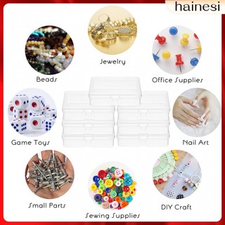 💖💕Clear Container Small Storage Box Mini Plastic Boxes 24 Pcs