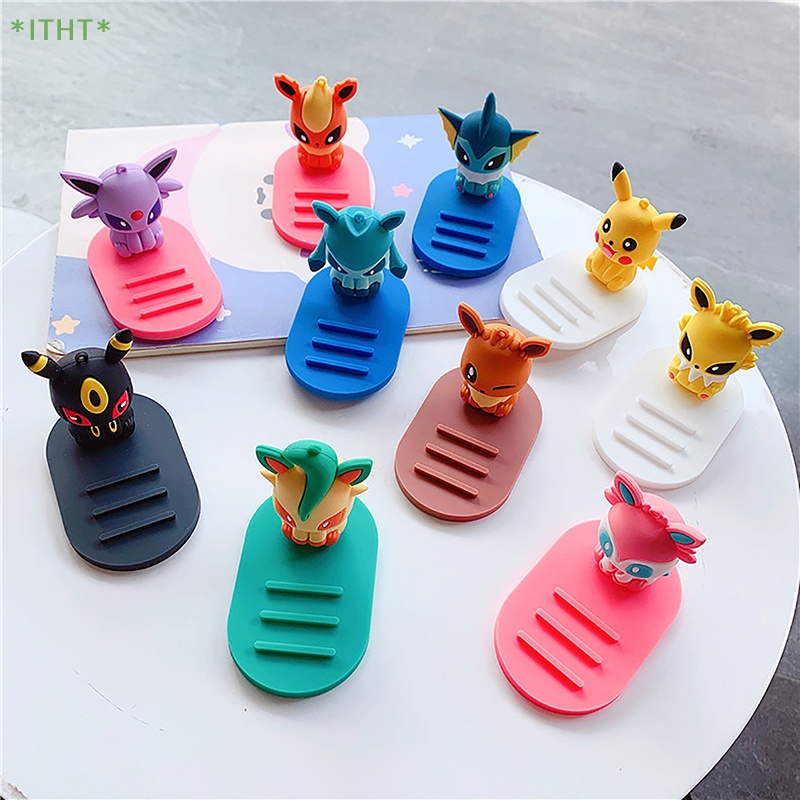 1 Giá Đỡ Điện Thoại Để Bàn Hình Pokemon Pikachu Mới