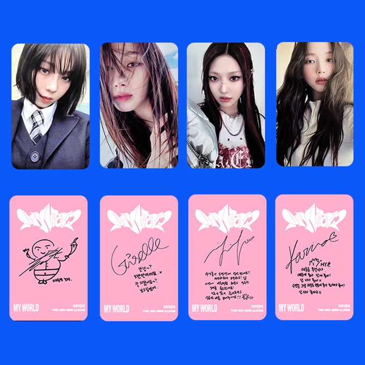 Set 4 Tấm Ảnh Lomo Card Nhóm Nhạc Kpop AM WM MK