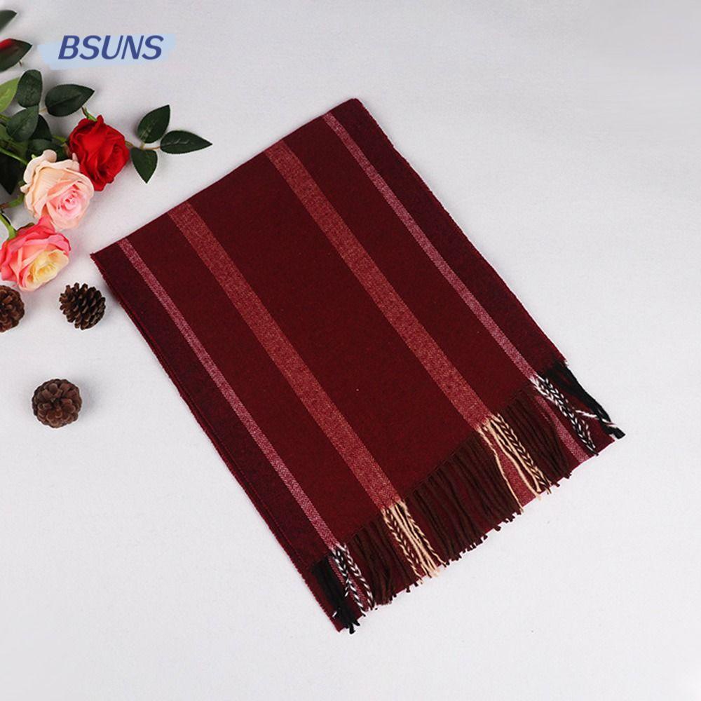 Bsuns Khăn Choàng Cổ Giữ Ấm Đa Năng In Chữ Tiếng Anh Cho Nam Và Nữ