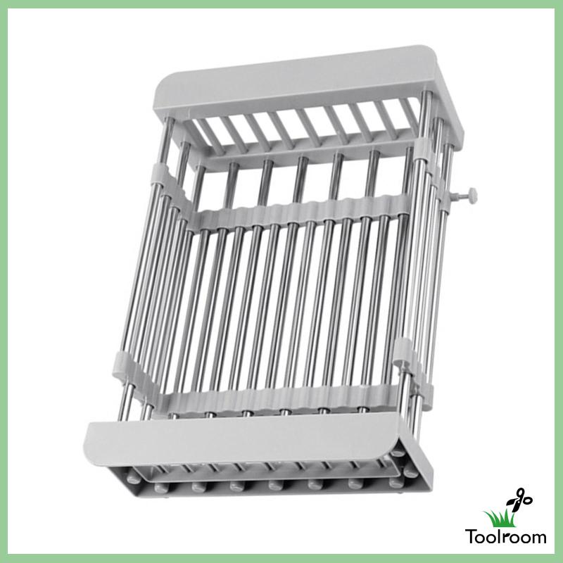 [Toolroom] Giá Phơi Khô Bát Đĩa PETSOLA Có Thể Điều Chỉnh Cho Bồn Rửa Nhà Bếp