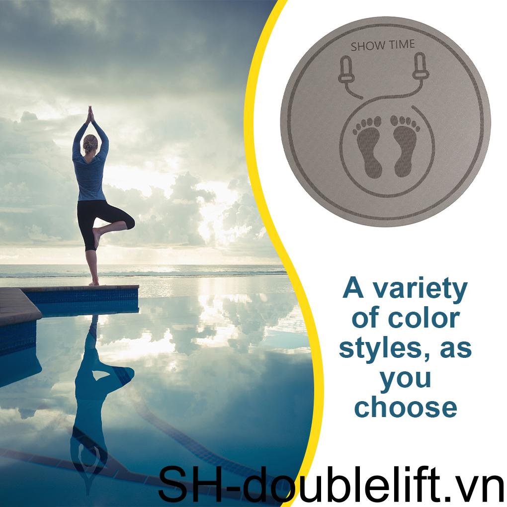 Thảm Tập Yoga Hai Mặt Cách Âm Chống Sốc Tiện Dụng