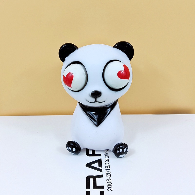 Đồ Chơi Bóp Mắt Dạ Quang Hình Gấu Trúc Mới Cho Trẻ Em