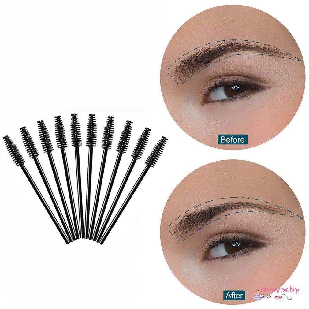 [Ready] 100 Chiếc Mascara Cây Đũa Phép Dùng Một Lần Chải Mi Ống Cuộn Lông Mày Nối Dài Applicator Dụng Cụ Trang Điểm Cọ [Z/14]