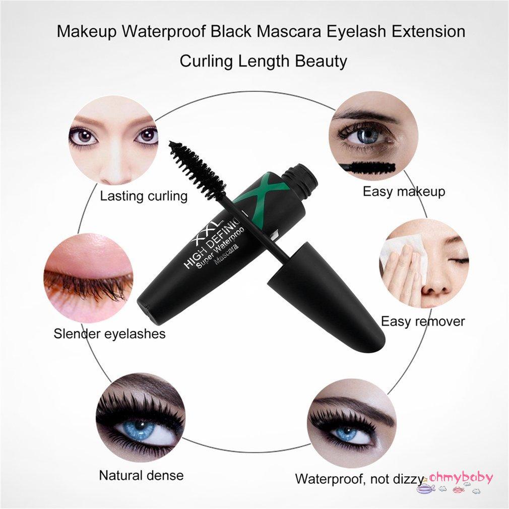 [Ready] Trang Điểm Mỏng Dày Đặc Chống Thấm Nước Lâu Đen 3D Mascara Cây Nối Mi Uốn Dài Mỹ Phẩm Làm Đẹp [Z/9]