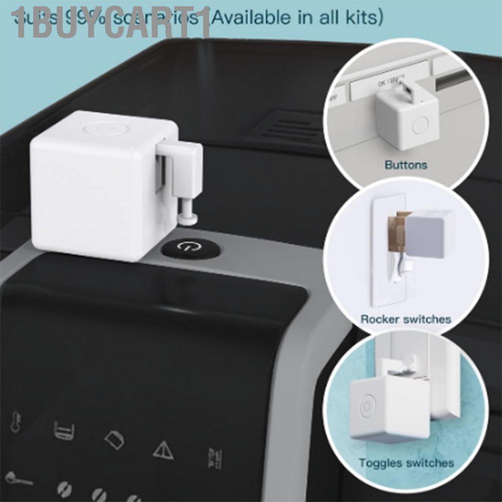 1buycart1 Smart Switch Pusher Accessory  Universal Button Part Plastic Burrs Free for Timing Voice Controller