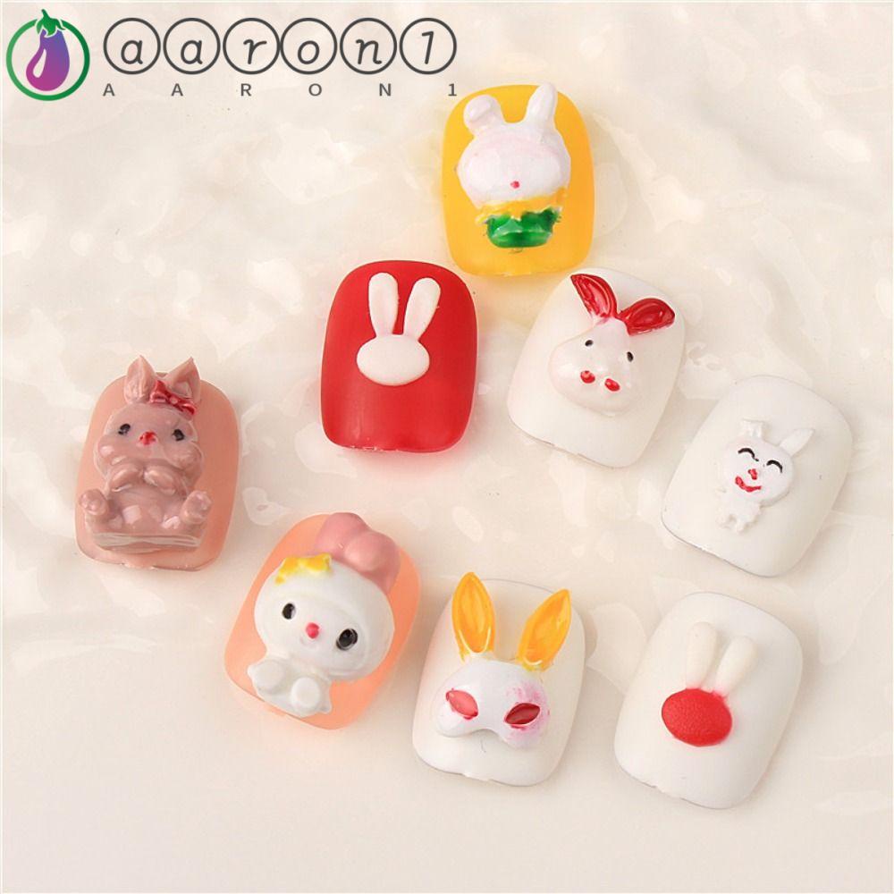 Khuôn Silicon Làm Móng Hình Thỏ Dễ Thương AARON1
