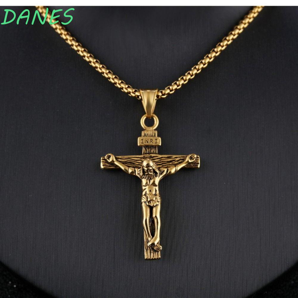 Vòng cổ Bằng Thép Không Gỉ Mặt Thánh Giá Thời Trang