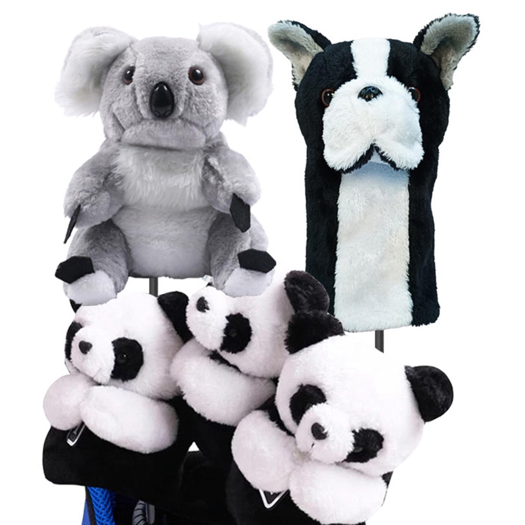 Vỏ Bọc Đầu Gậy Đánh Golf Gỗ Hình Động Vật Vui Nhộn Chống Trầy Xước