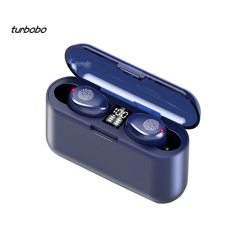 Cặp Tai Nghe Nhét Tai Không Dây Chống Ồn turbobo F9 Phong Cách Thể Thao Thông Dụng Điện Thoại