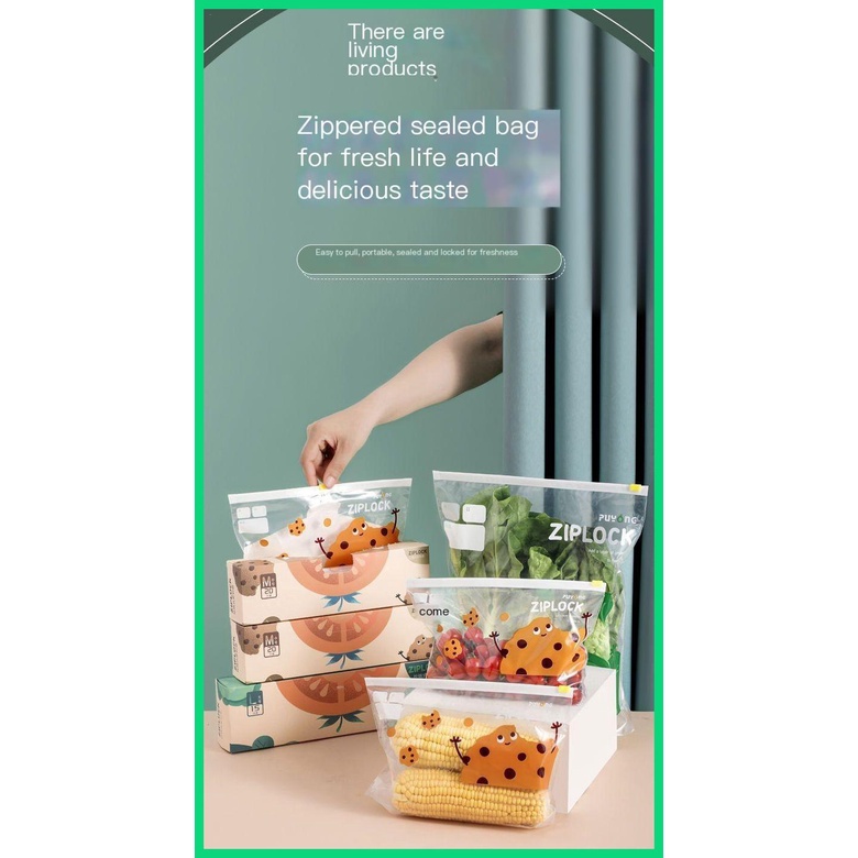 Túi Zip Bảo Quản Thực Phẩm Chống Ẩm Tiện Dụng jiwvn jiwvn