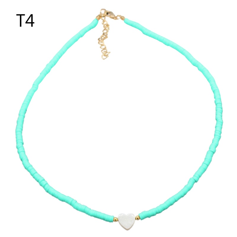 Vòng Cổ Choker Mặt Trái Tim Đính Hạt Phong Cách Bohomian Mềm Mại Dành Cho Nữ
