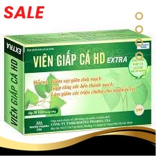 Viên Giấp Cá HD Extra - Hỗ Trợ Làm Giảm Các Triệu Chứng Bệnh Trĩ - Hộp 30 Viên