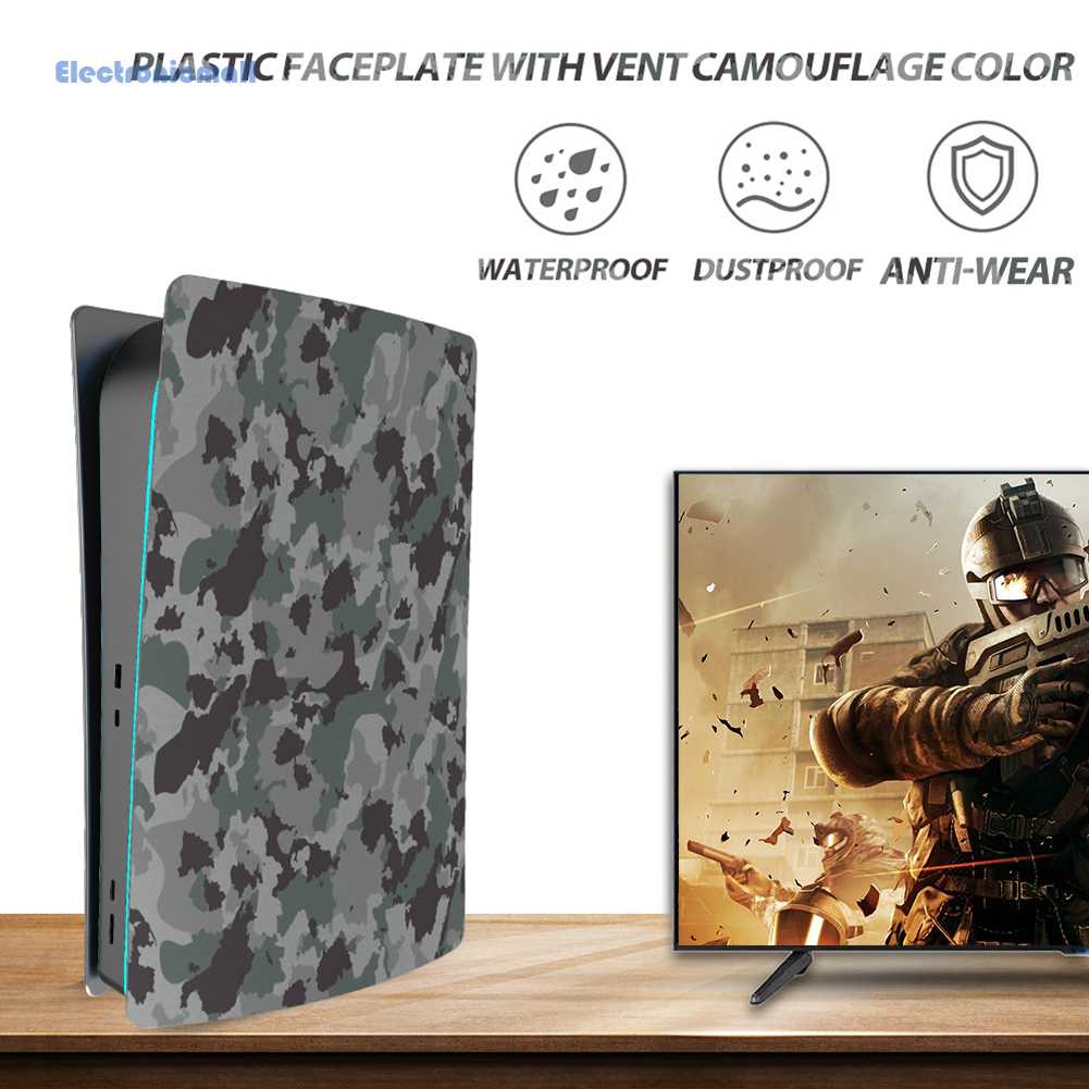 Ốp Bảo Vệ Máy Chơi Game PS5 Họa Tiết Rằn Ri Chống Bám Vân Tay Chất Lượng Cao ElectronicMall01.vn